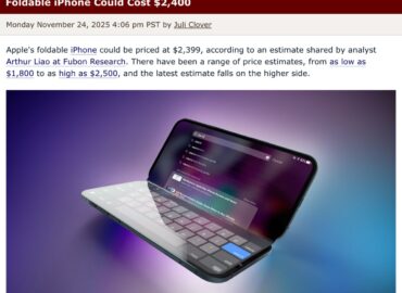 5915 Apple Pristatys Pirmąjį Sulankstomą Iphone Už 2400 Dolerių