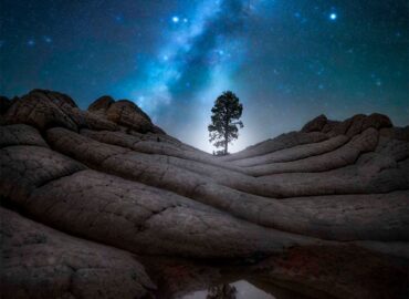 10212 Naktinio Dangaus Grožis Mėlynių Pieno Kelio Vaizdai