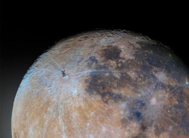 10228 Tarptautinės Kosminės Stoties Tranzitas Pro Tycho Kraterį Mė