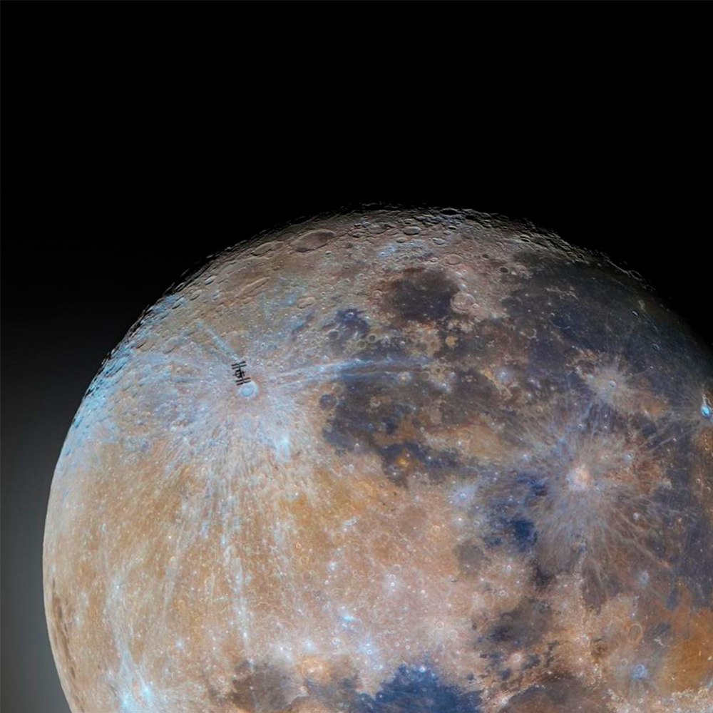 10228 Tarptautinės Kosminės Stoties Tranzitas Pro Tycho Kraterį Mė