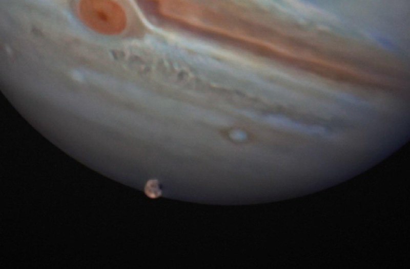 10229 Jupiteris Ir Ganimedas Užfiksuoti Mėgėjišku Teleskopu