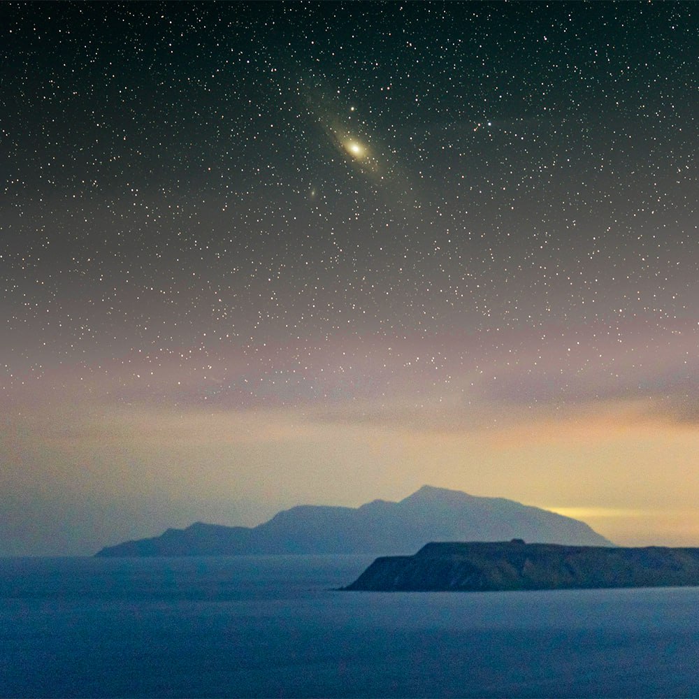 10270 Andromedos Galaktika Virš Naujosios Zelandijos