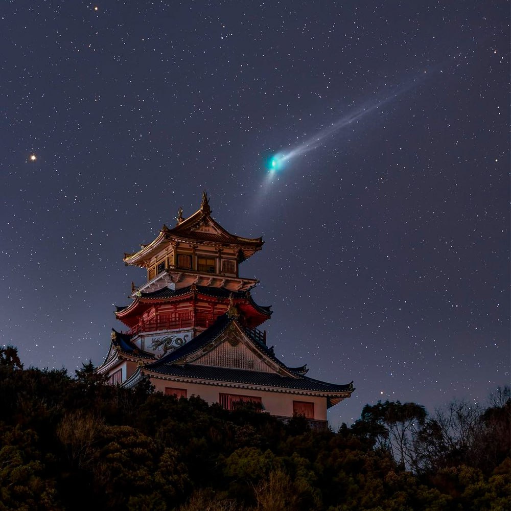 10299 Kometa C2022 E3 Ztf Stebima Iš Japonijos Prefektūros Mie