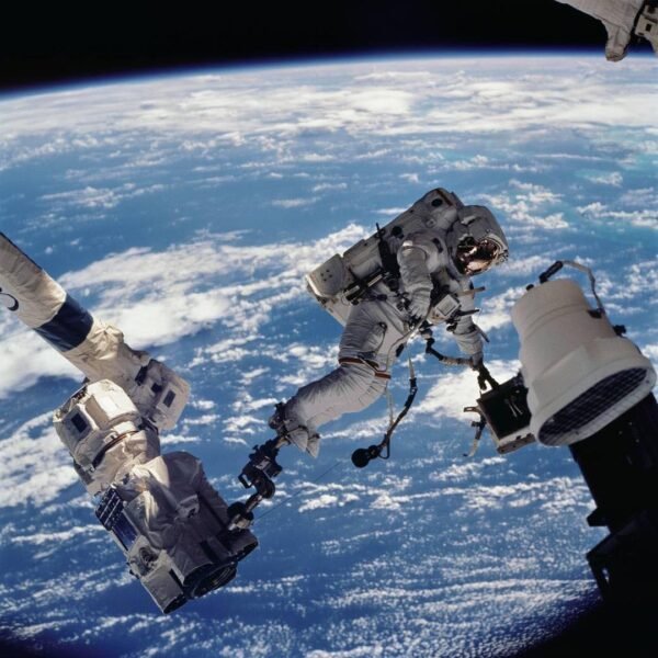 10313 Astronautas Davidas A Volfas Atliekamas Darbas Už Tarptauti