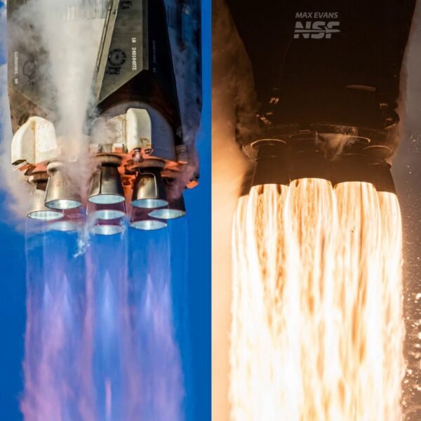 10694 Raketų Variklių Skirtumai Falcon 9 Ir Zhūquè3 Vizualinė An