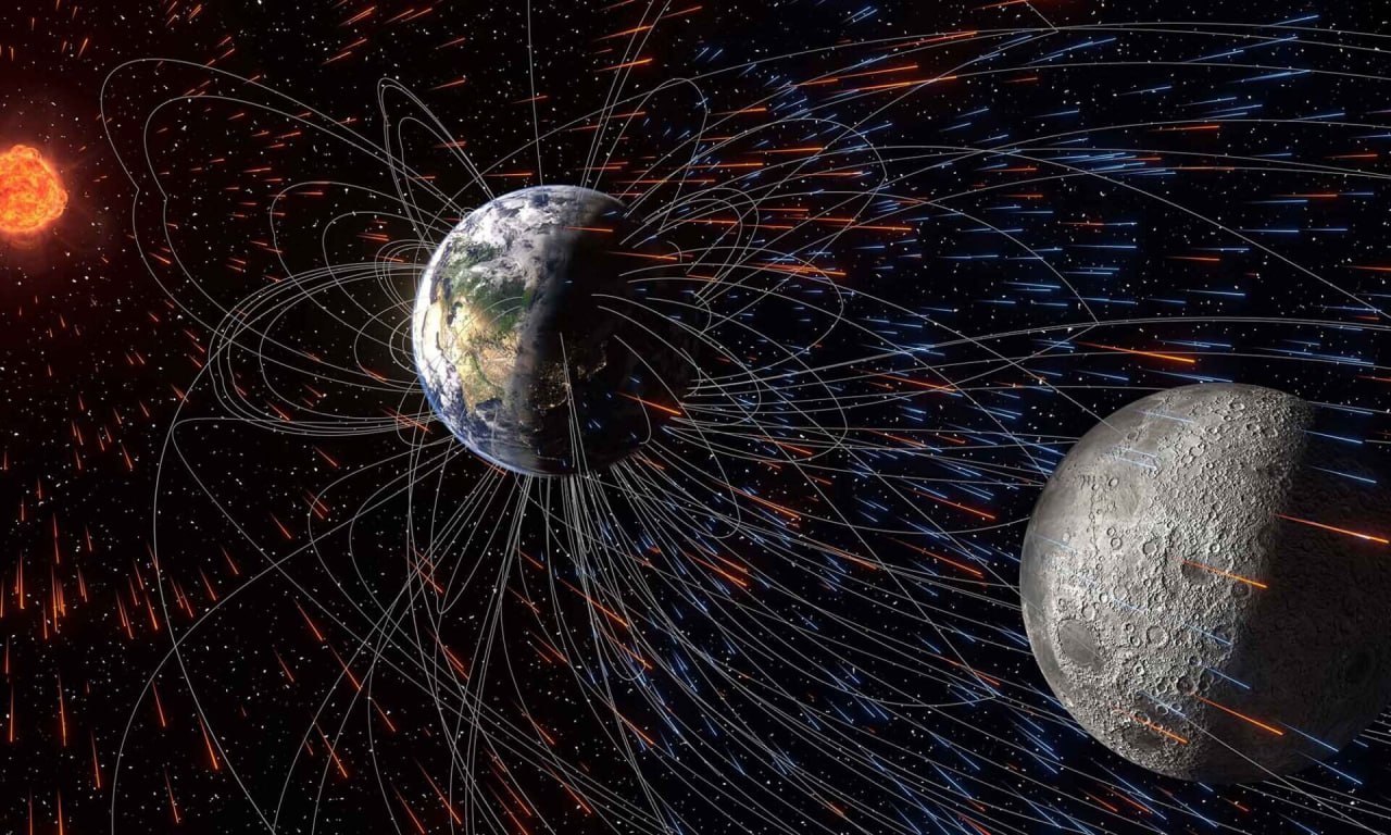 10732 Žemės Atmosferos Dalelių įtaka Mėnulio Paviršiui