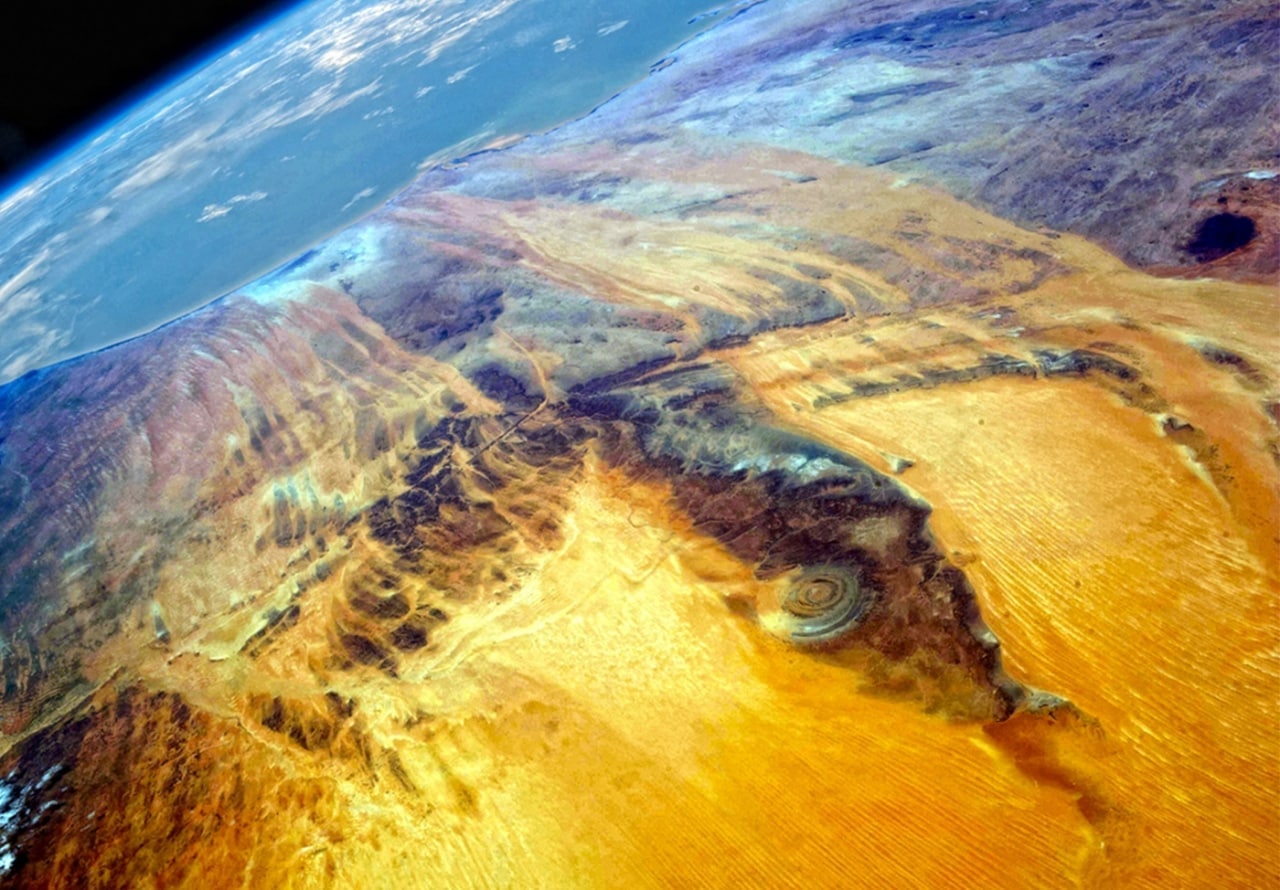 15511 Įspūdingoji Richato Struktūra Arba Sacharos Akis