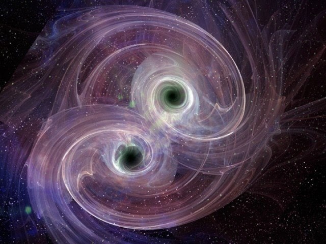 15558 Juodųjų Skylių Susijungimai Kosmose