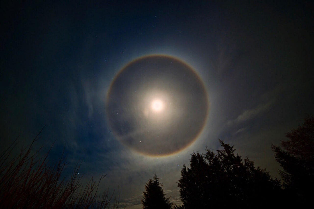 15563 Mėnulio Halas Ir Jo Ryšys Su Oro Sąlygomis