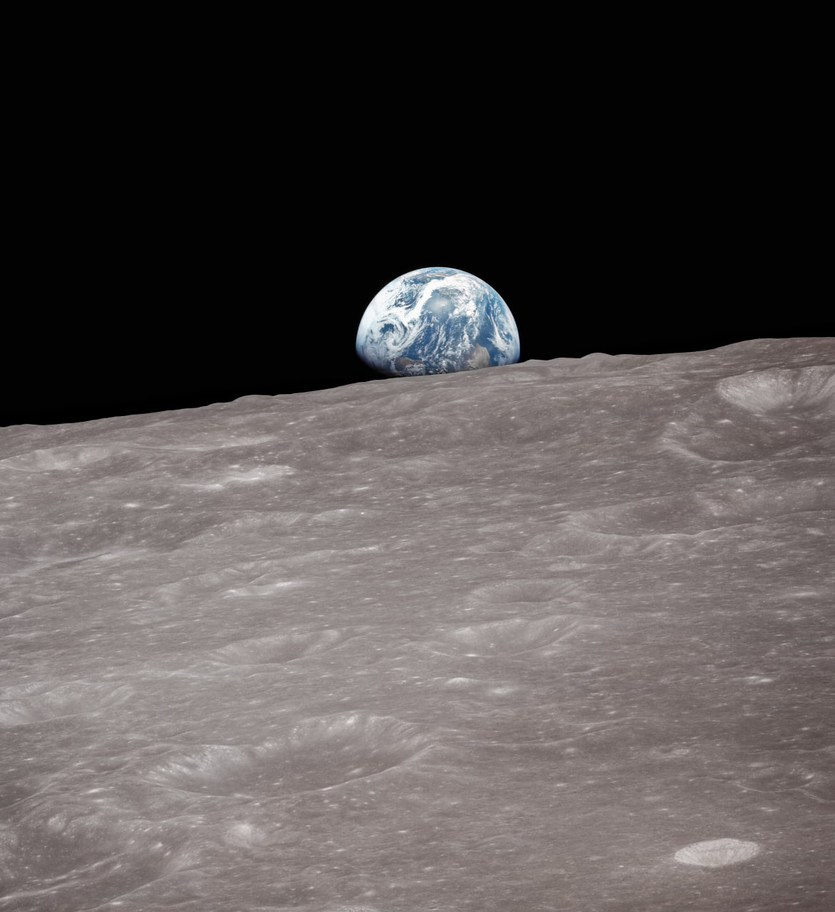 1696 Ikvepiantis Apollo 8 Misijos Žemės Pakilimo Vaizdas