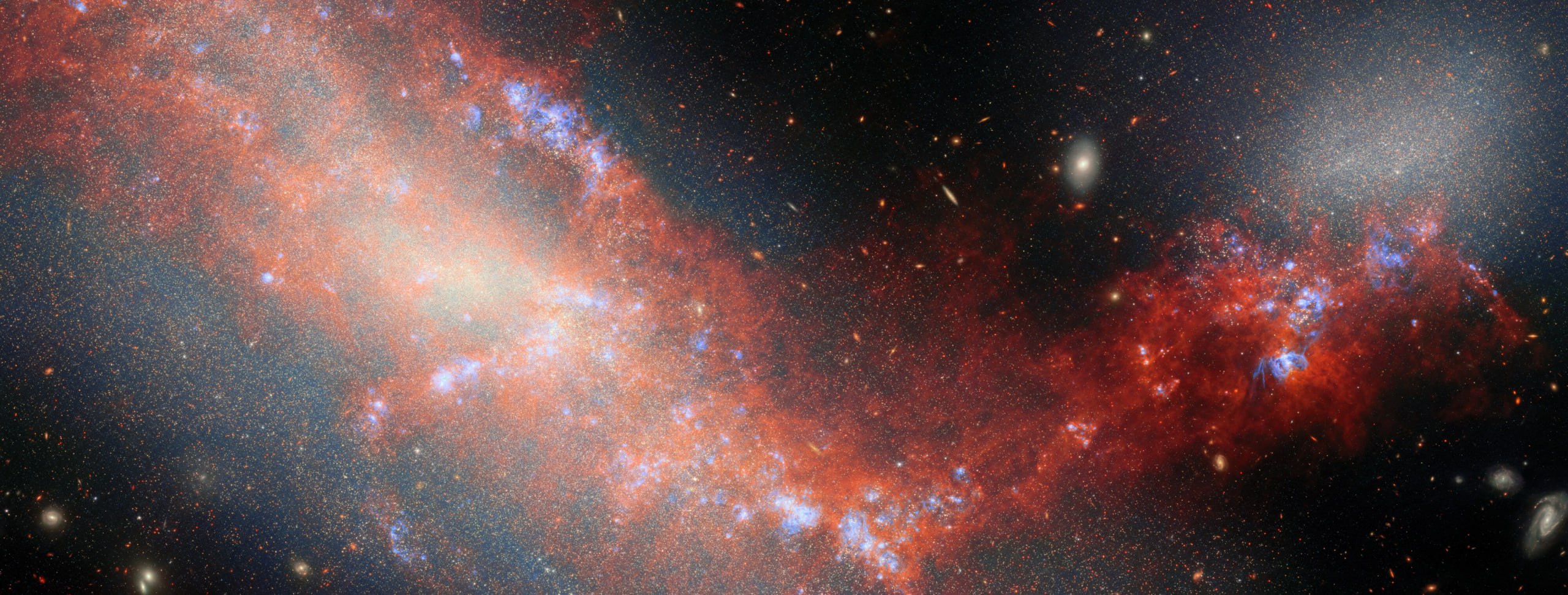 3030 Galingas žvaigždžių Gimimas Ngc 4490 Ir Ngc 4485 Galaktikų P
