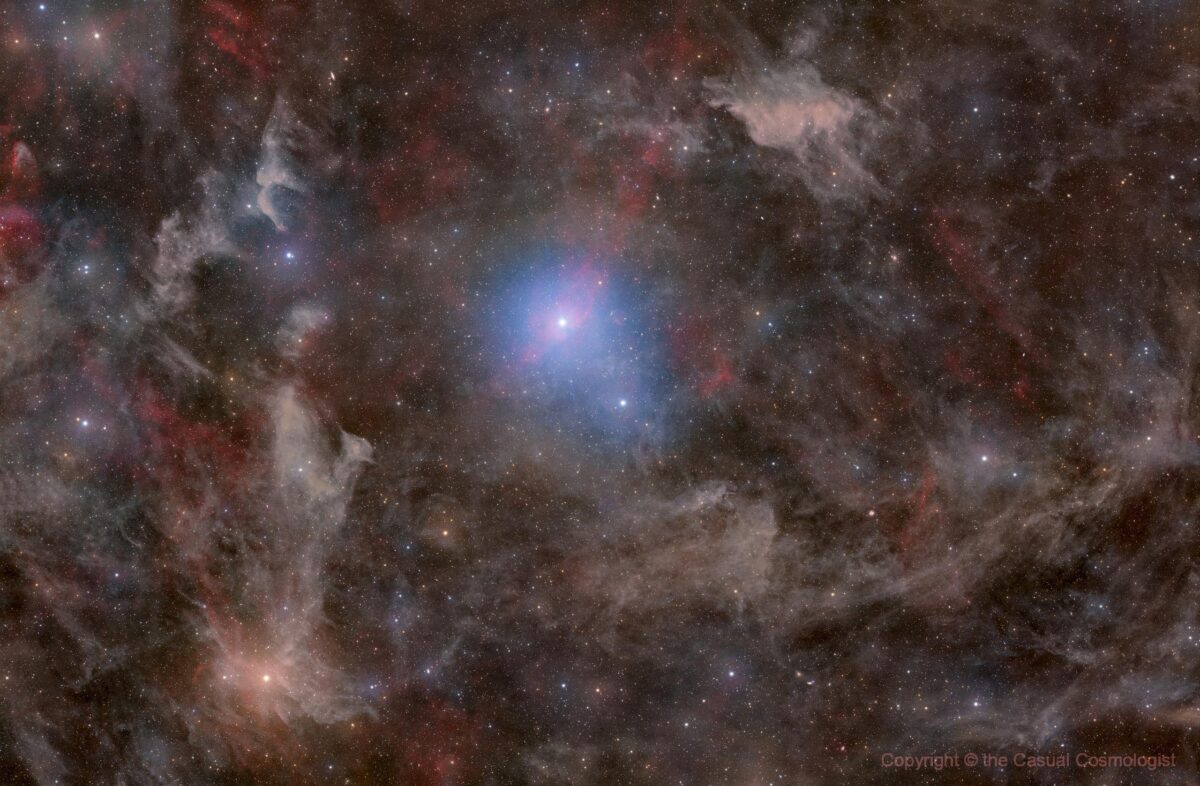 3068 Atspindžio ūkas Vdb 156 Paslaptingas Grožis Andromedos žvai