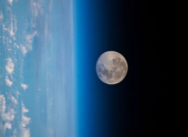 3586 Mėnulis Iš Tarptautinės Kosminės Stoties Unikalus žvilgsnis