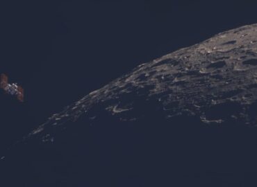 4568 Įspūdinga Tarptautinės Kosminės Stoties Fotografija Prie Mėn