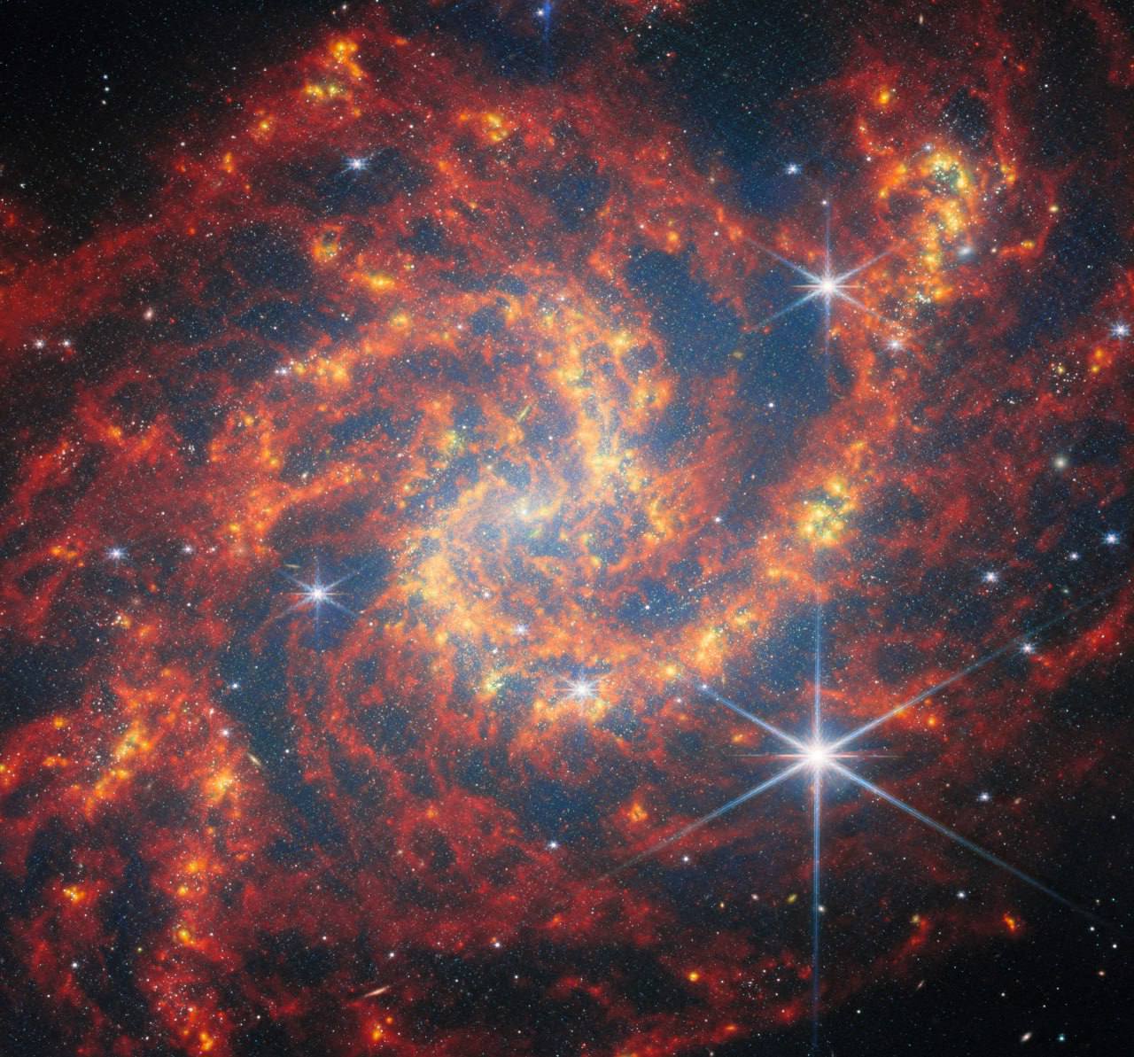 4605 Spiralės Galaktika Ngc 2283 Ir Jos žvaigždžių Gamybos Stebuk