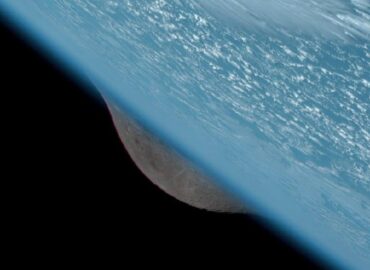 4612 Unikalus Vaizdas Mėnulis Ir Žemė Japonijos Palydovo Nuotrau