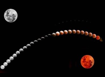 4624 Lunarinio Užtemimo Etapai Ir Jų Grožis