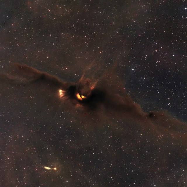 4634 Kosminės šikšnosparnio Ldn043 Vaizdas Užfiksuotas Archstarga