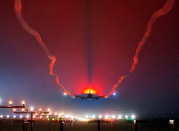 4705 Įspūdingas Lėktuvo Nusileidimo Momentas