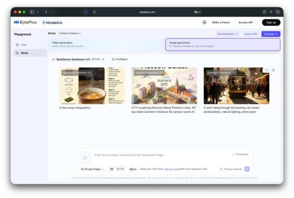 6003 Nauja Seedream 45 Versija Iš Bytedance Stebina Funkcionalum