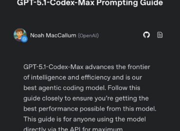 6036 Openai Pristatė Išsamų Vadovą Gpt 51 Codex Max Modeliui