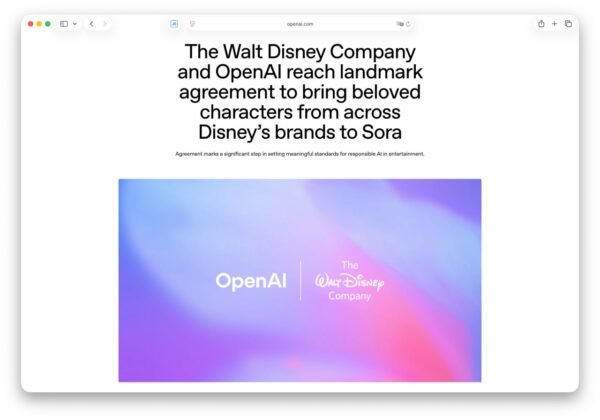 6089 Disney Investuoja į Openai Kad Atgaivintų Savo Personažus
