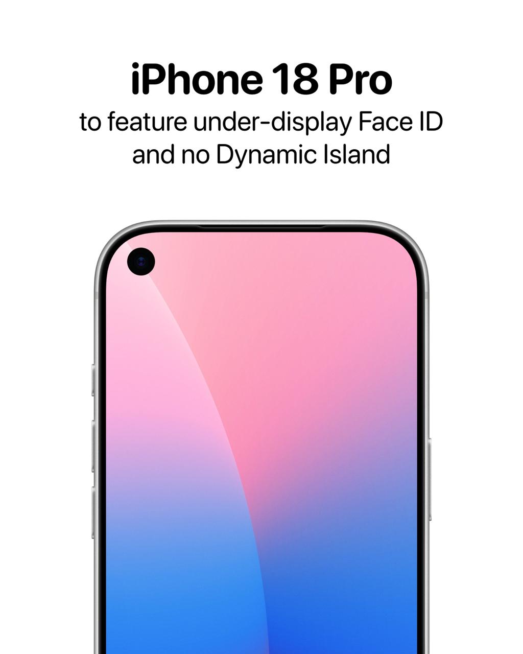 6161 Naujas Iphone 18 Pro Dizainas Be Dynamic Island Ir Face Id P