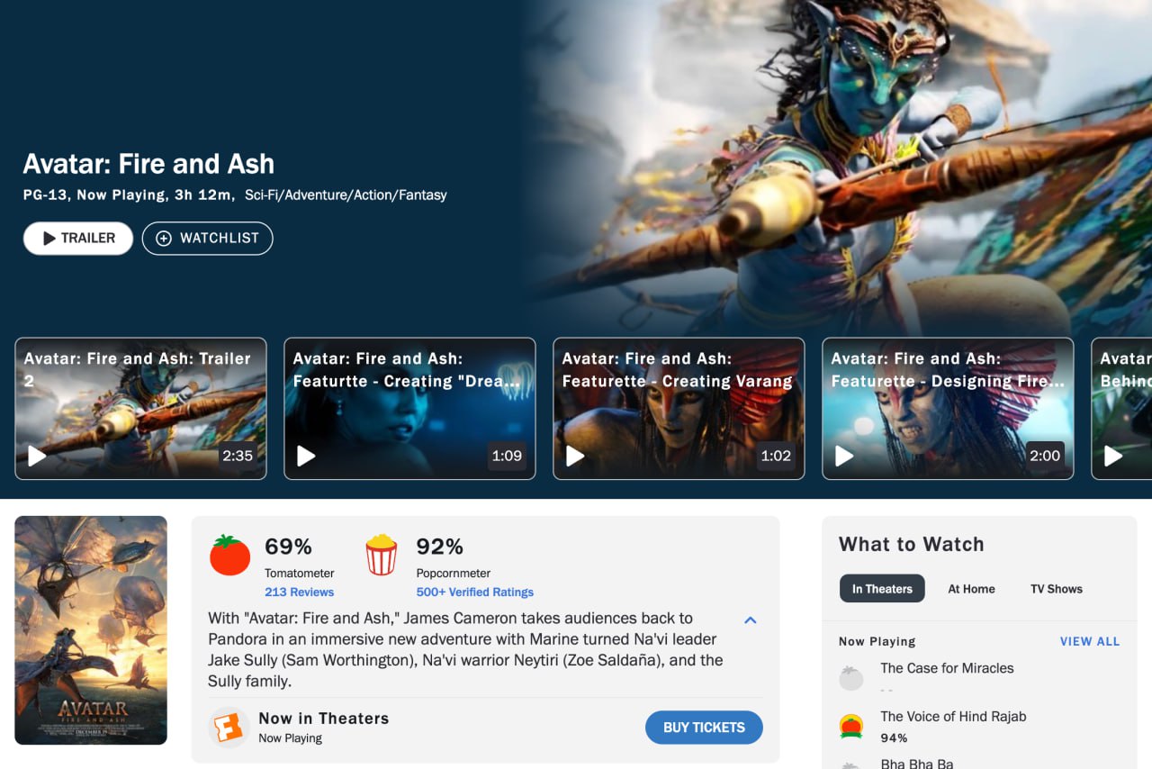 6205 Filmas Avatar Ugnis Ir Pelenai Stebina žiūrovus Kritikai