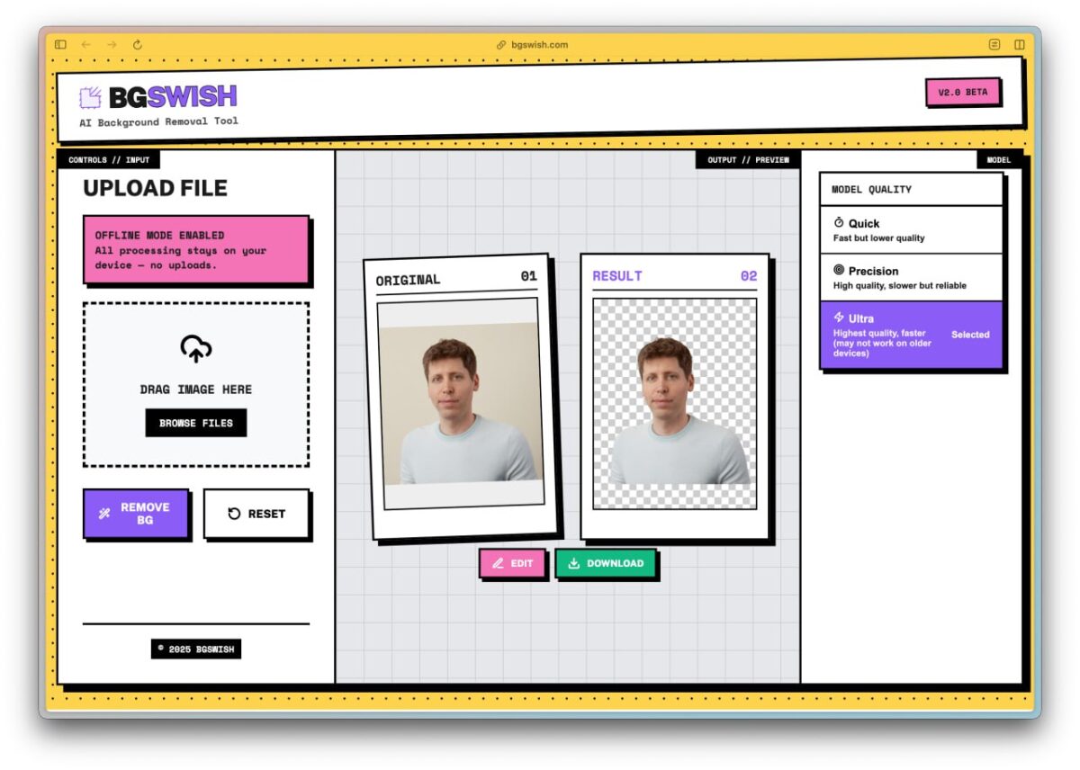 6207 Naujas įrankis Fono šalinimui Nuotraukose