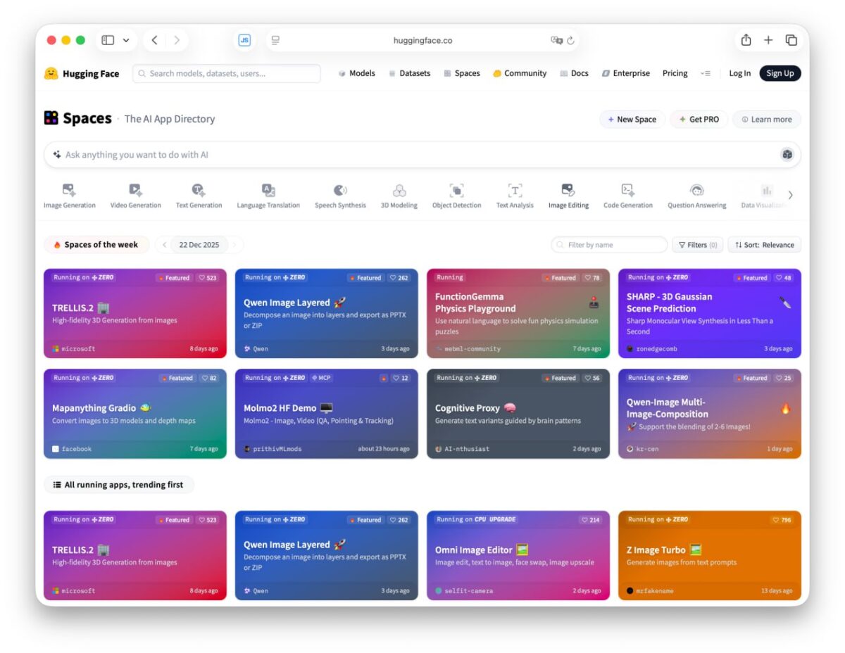 6275 Hugging Face Pristato Nemokamų Neuroninių Tinklų Kolekciją