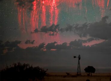 10349 Raudonieji Spraitai Teksaso Danguje Užfiksuoti Fotografo Pau
