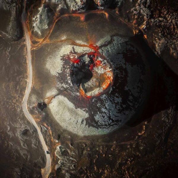 10363 Įspūdingas Vulkaninis Krateris Landmannalaugar Mieste Islan
