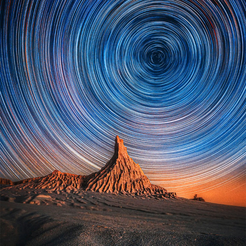 10367 Žvaigždžių Takų Nuotrauka Užfiksuota Australijoje