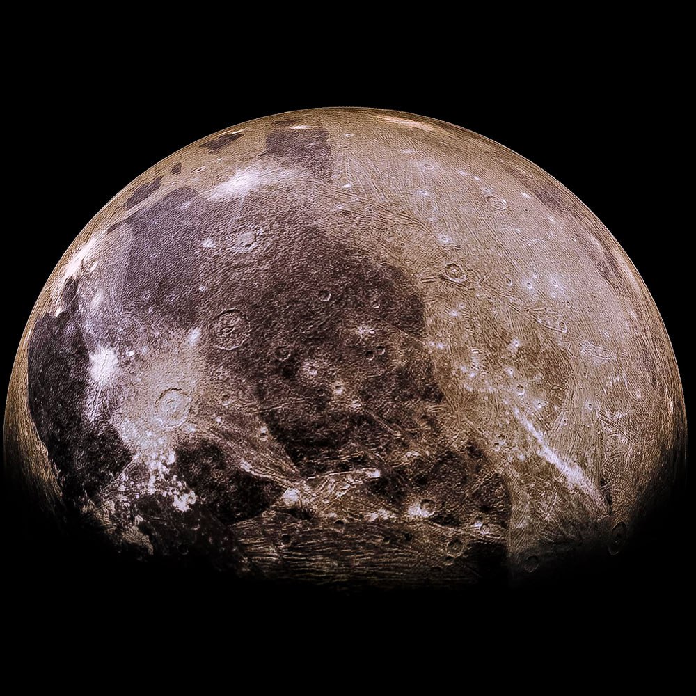 10403 Jupiterio Palydovas Ganimedas Užfiksuotas Juno Zondo