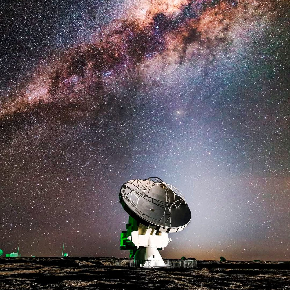 10419 Alma Teleskopų Kompleksas Pažangiausias Radijo Astronomijos