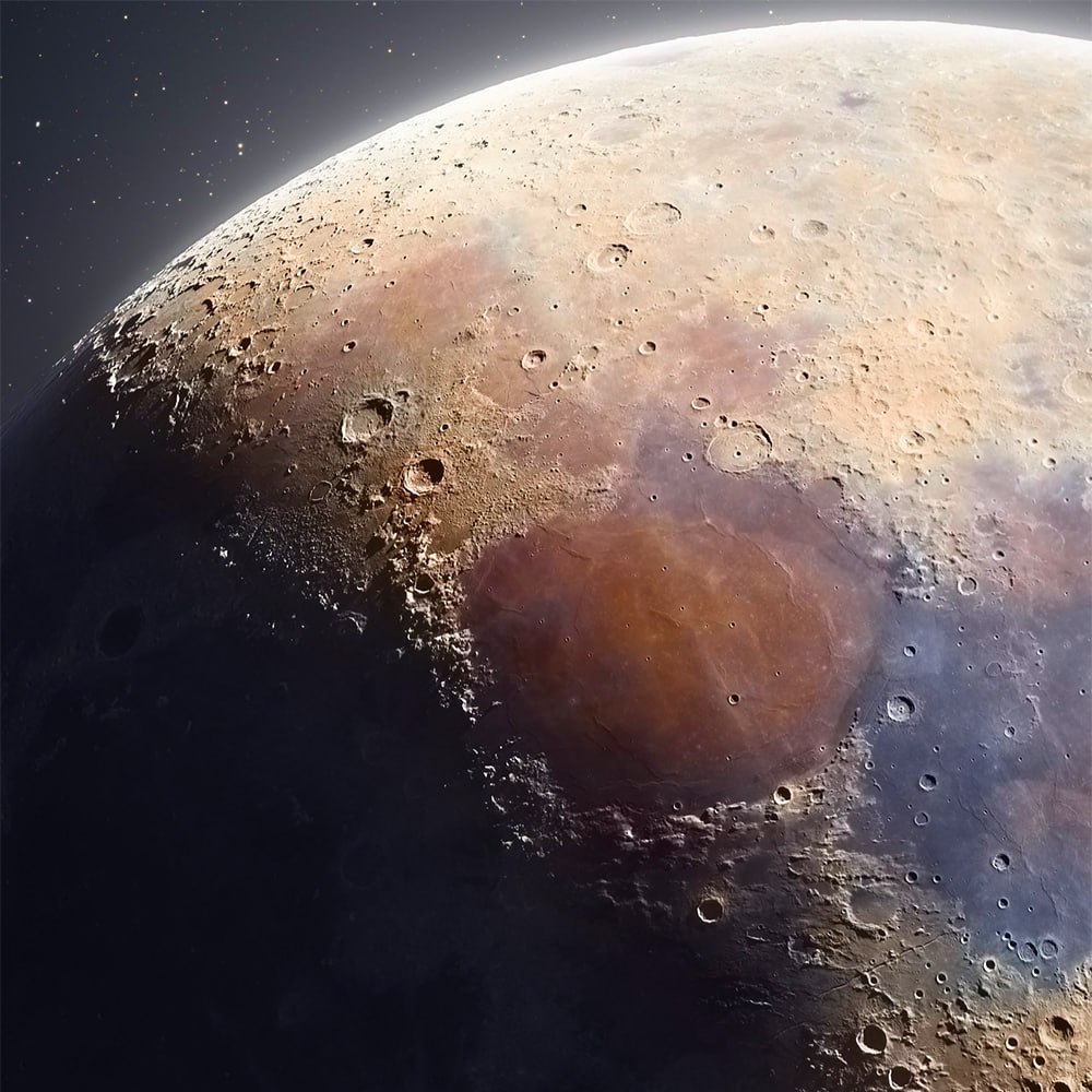 10431 Astrofotografas Užfiksavo Unikalų Mėnulio Kalnų Masyvo Mons