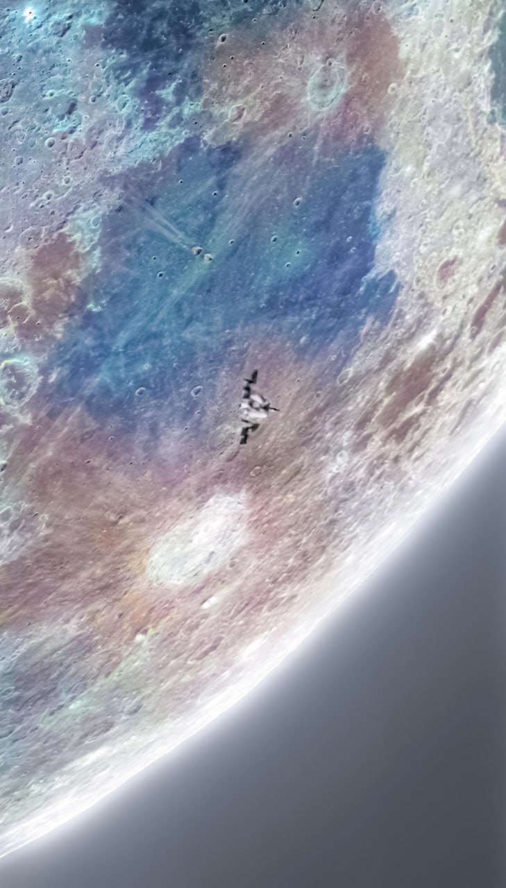 10449 Mėgėjiškas Teleskopas Užfiksavo Tks Tranzitą Mėnulio Fone