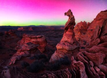 10455 Neįprastas šviesų Reiškinys Arizonoje Primena Poliarinę Pašv