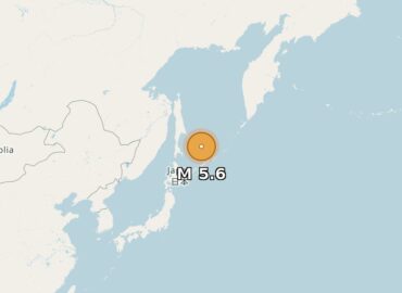 1310 Rusijos Kurilų Salose įvyko 56 Balo Stiprumo žemės Drebėjim