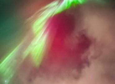 1712 Įspūdingi Poliarinio švytėjimo Vaizdai Stebėti šią Naktį