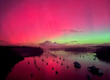 1717 Įspūdingi Poliarinio švytėjimo Vaizdai Stebėti šią Naktį