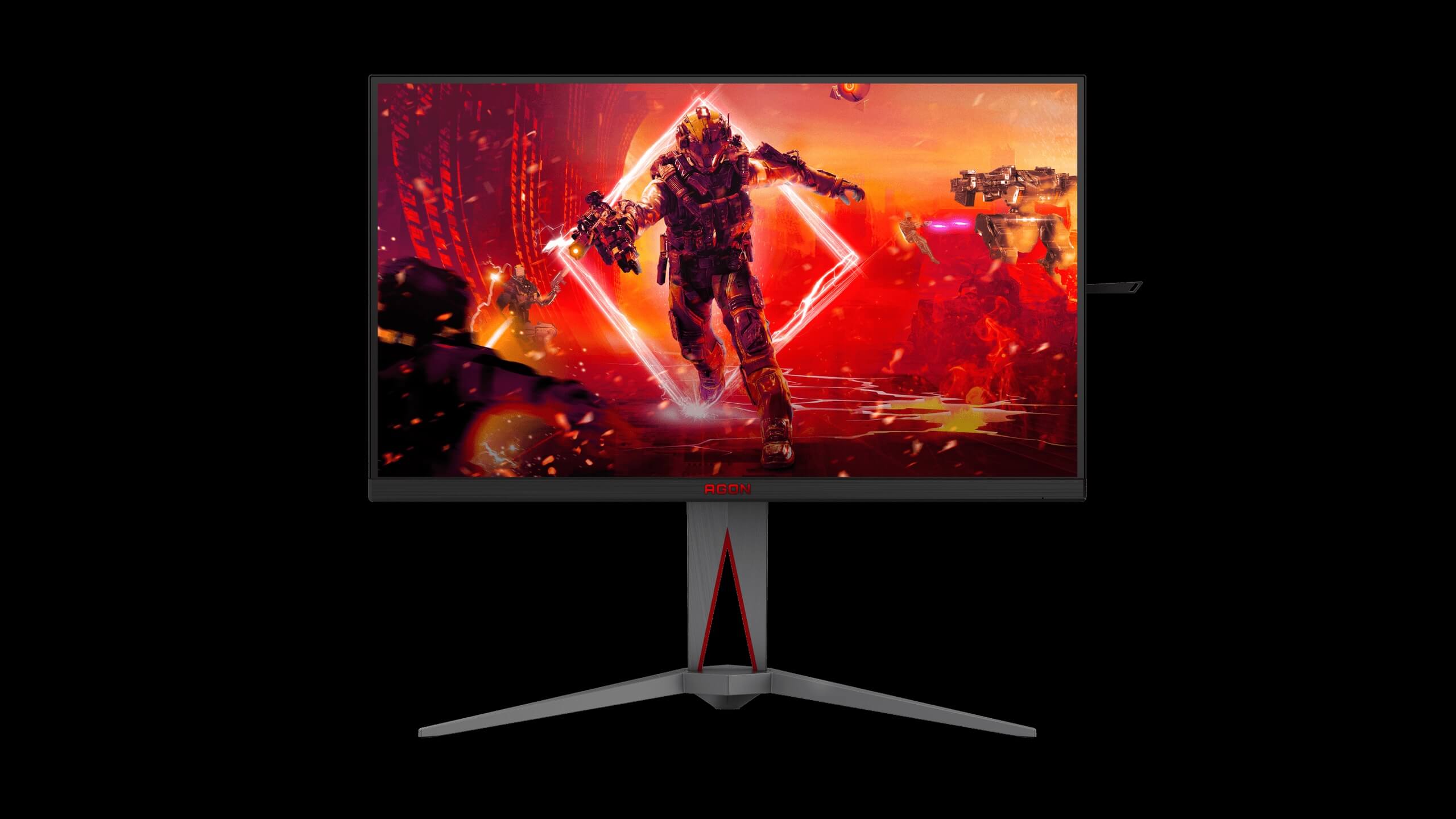 20178 Naujas Aoc Agon Ag275uxm2 Monitorius Su Mini Led Ir 4k Raišk