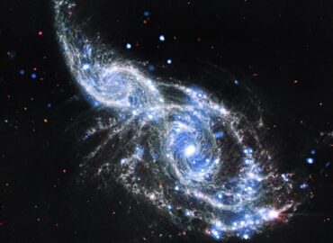 2240 Galaktikų Susidūrimas Ngc 2207 Ir Ic 2163 Susijungimo Vaizd