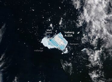 2254 Nasa Palydovas Užfiksavo Senąjį A23a Ledkalnį 40 Metų Plau