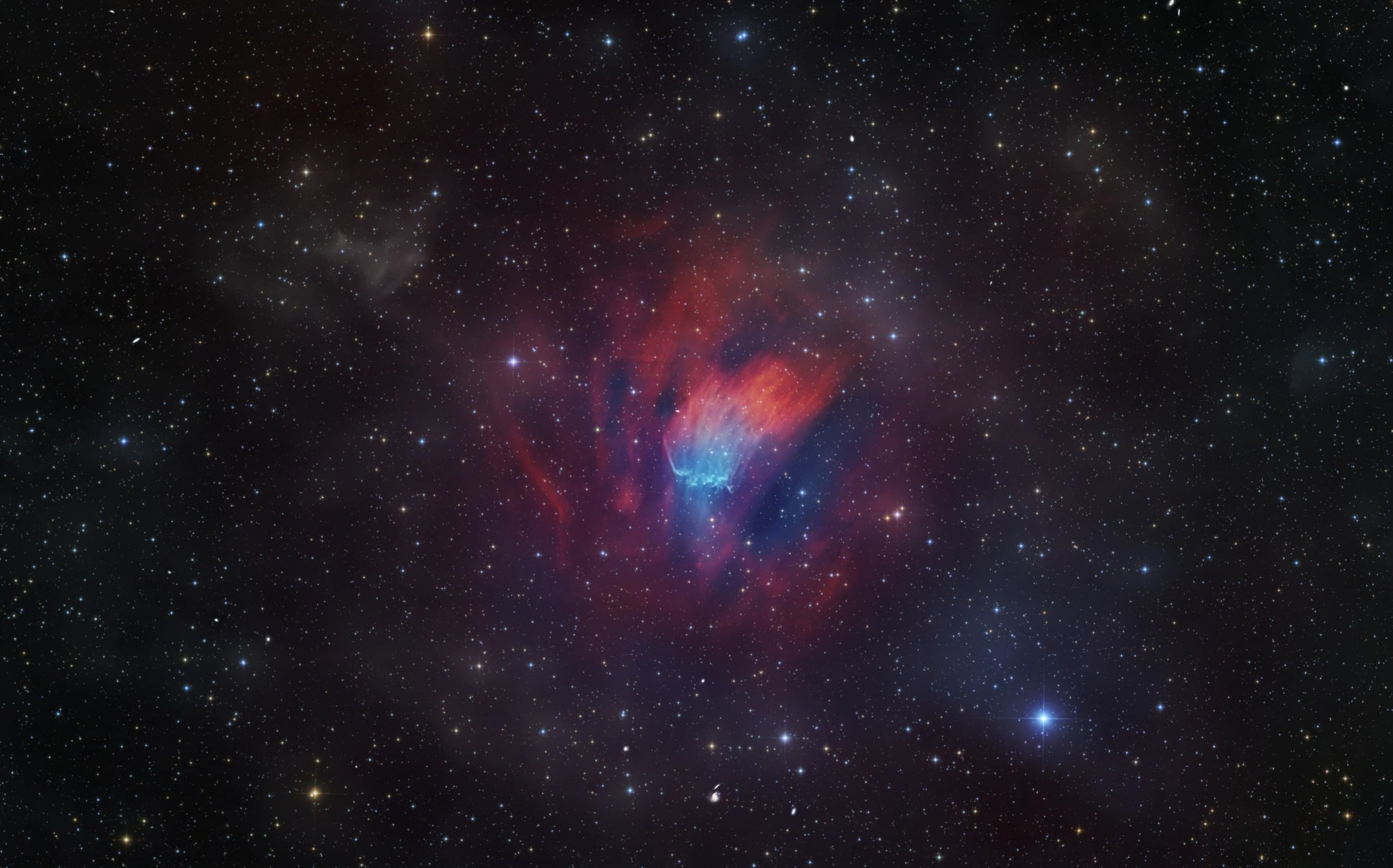 3098 Tyrimai Dėl Sudėtingos Alves 2 ūko Struktūros žvaigždyne Vež