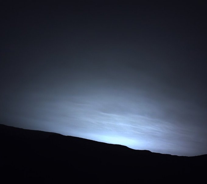 3661 Nasa Perseverance Rover Užfiksavo įspūdingą Saulėlydį Marse