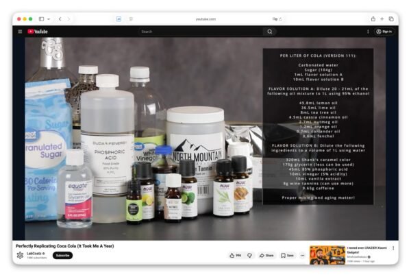 Bloggeris atkuria klasikinį Coca-Cola skonį namuose