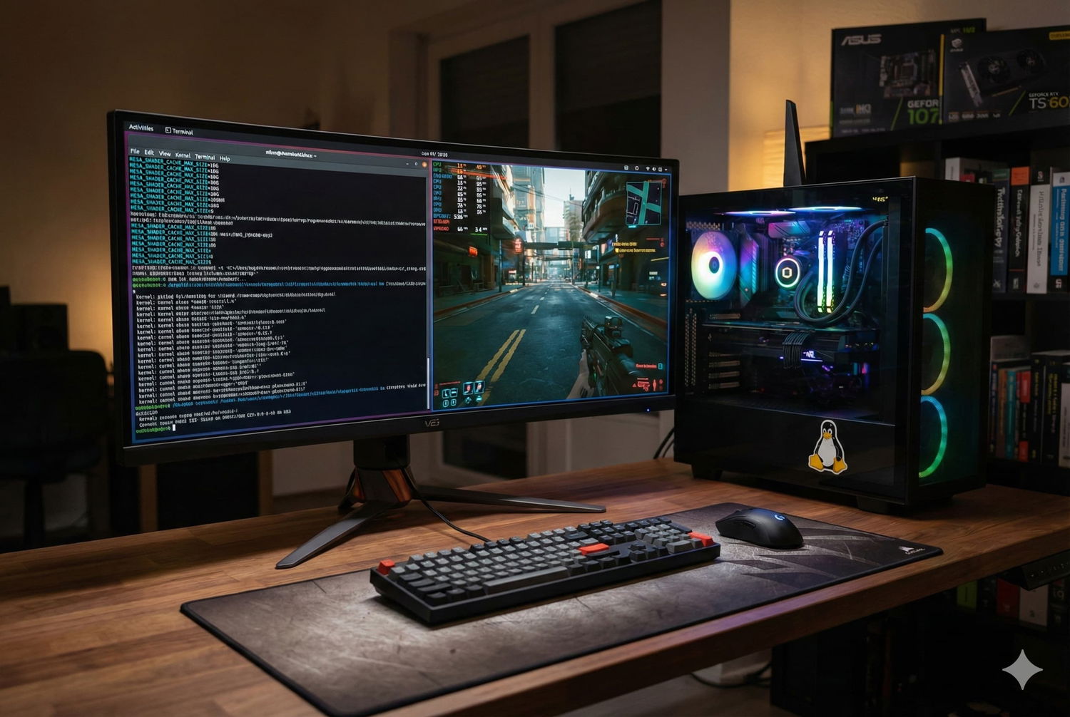 Kaip Pagerinti Aidim Naum Linux Sistemoje Branduoliai Proton Ge Ir Keo Nustatymai