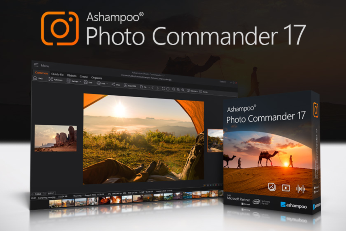 Nemokama licencija Ashampoo Photo Commander 17 programai