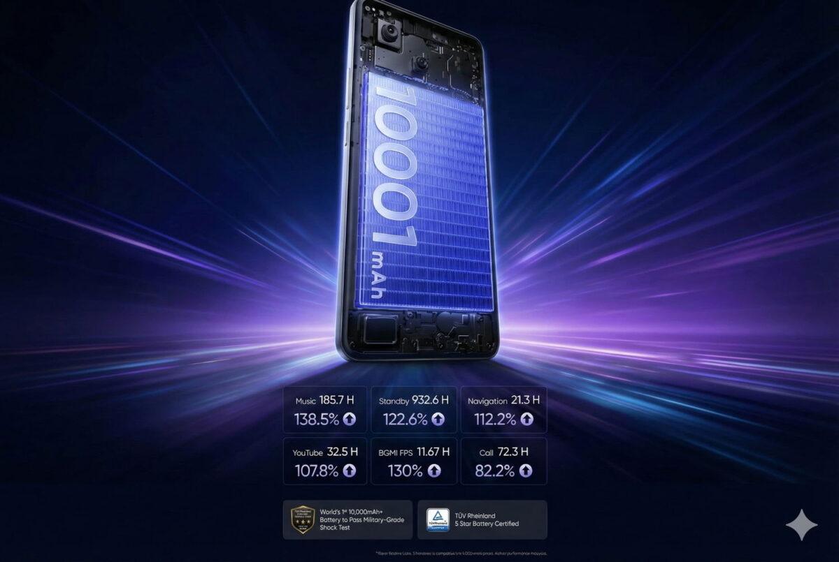 Realme pristatė P4 Power su 10 001 mAh baterija ir 144 Hz ekranu